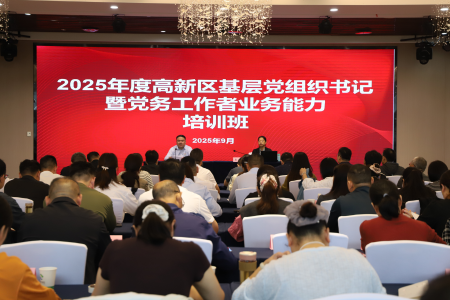 高新区召开基层党组织书记暨党务工作者业务能力培训班